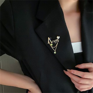 Luxury Angel Word Phụ nữ thời trang Quần áo Trang sức Phụ kiện Zircon Đảng Dress Trang trí