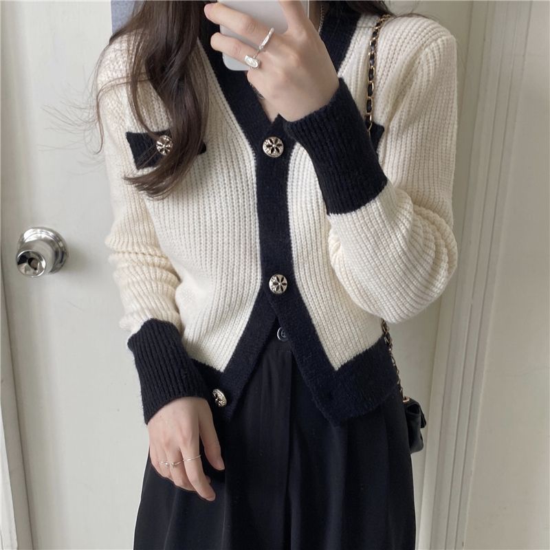 Áo Khoác Cardigan Dệt Kim Dáng Rộng Thiết Kế Mới Thời Trang Theo Phong Cách Nhật Hàn Cho Nữ