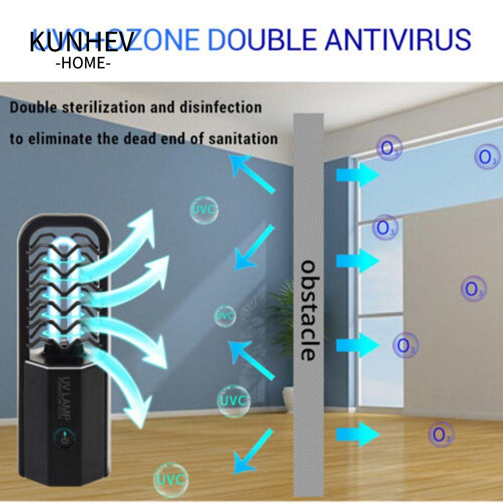 KUNHEV Đèn Diệt Khuẩn Bằng Tia UV Cổng Sạc USB Chất Lượng Cao Cho Gia Đình