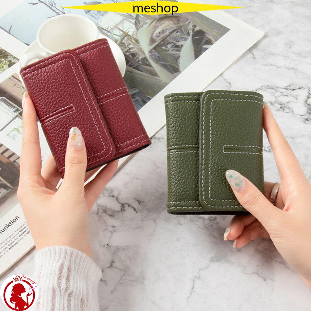 ME Ví Nhỏ Đựng Thẻ Nhiều Ngăn Chống Khử Từ Kiểu Dáng Sang Trọng Dành Cho Nữ