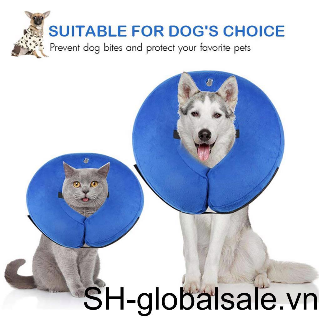Vòng Cổ Bơm Hơi Bảo Vệ Chống Cắn Dành Cho Thú Cưng