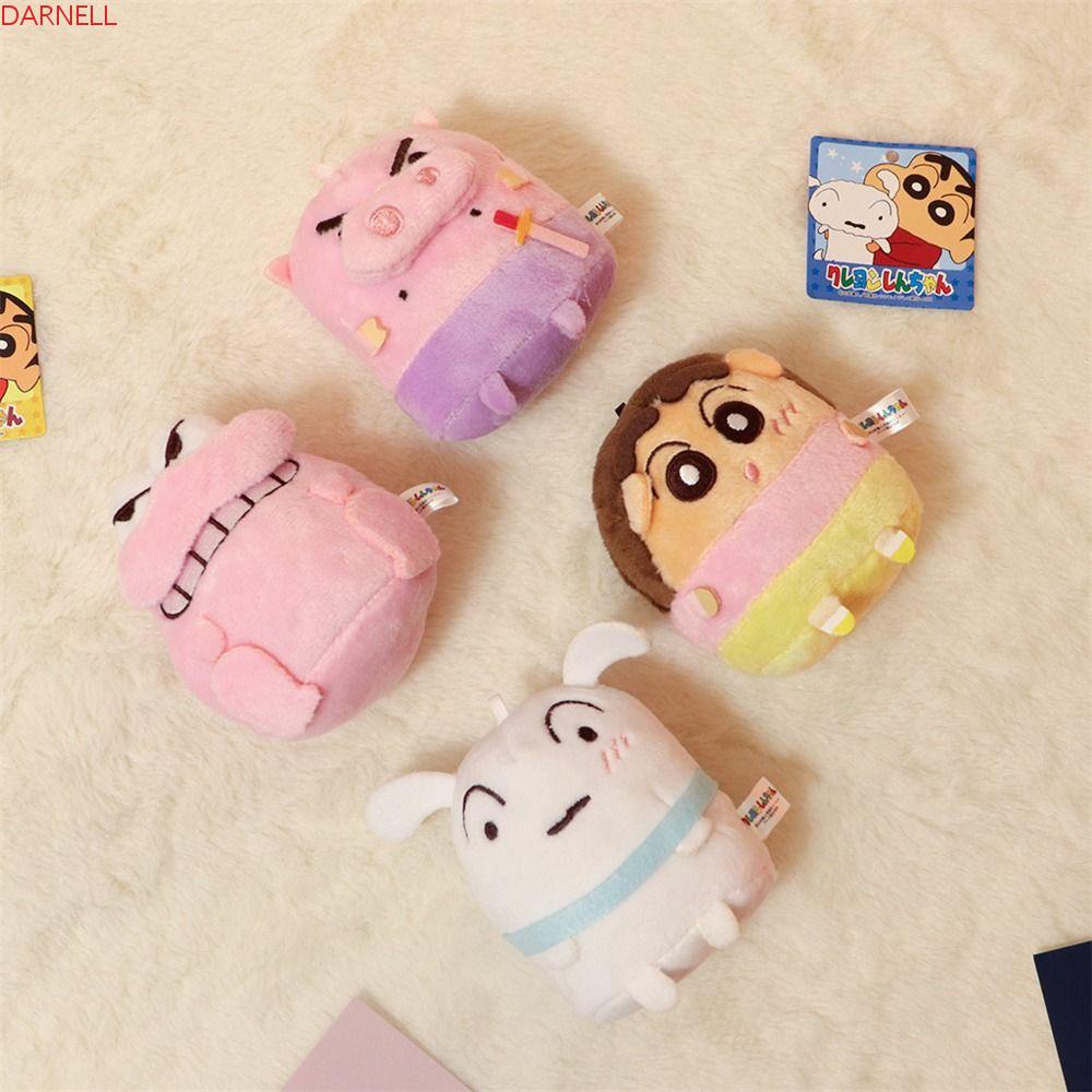 DARNELL Móc Khóa Hình Shin-Chan Nhồi Bông Đáng Yêu Mềm Mại