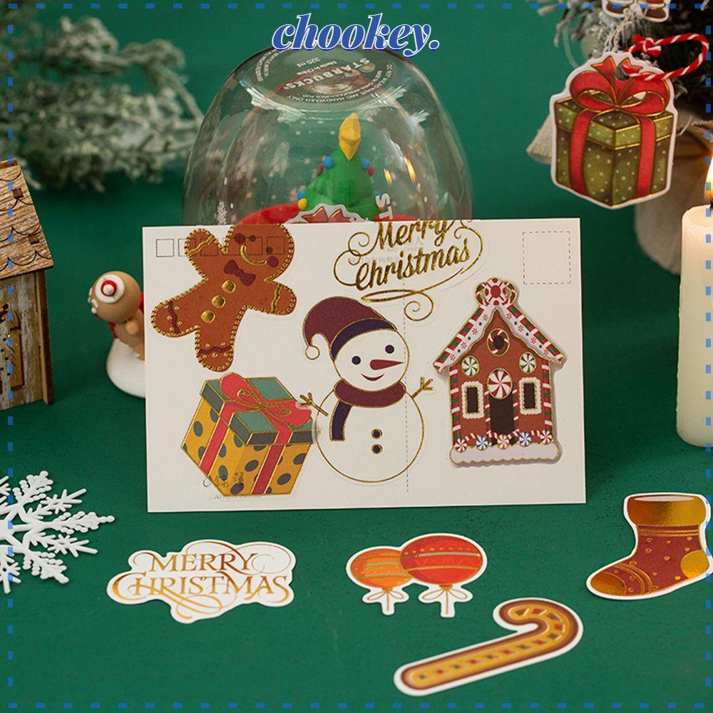 CHOOKEY Cuộn Băng Keo Dán Trang Trí Giáng Sinh DIY