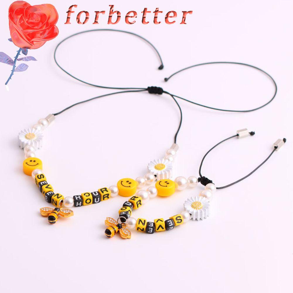 FORBETTER Vòng Tay Thời Trang Hip Hop Đường Phố Hàn Quốc Cá Tính Cho Nam Nữ