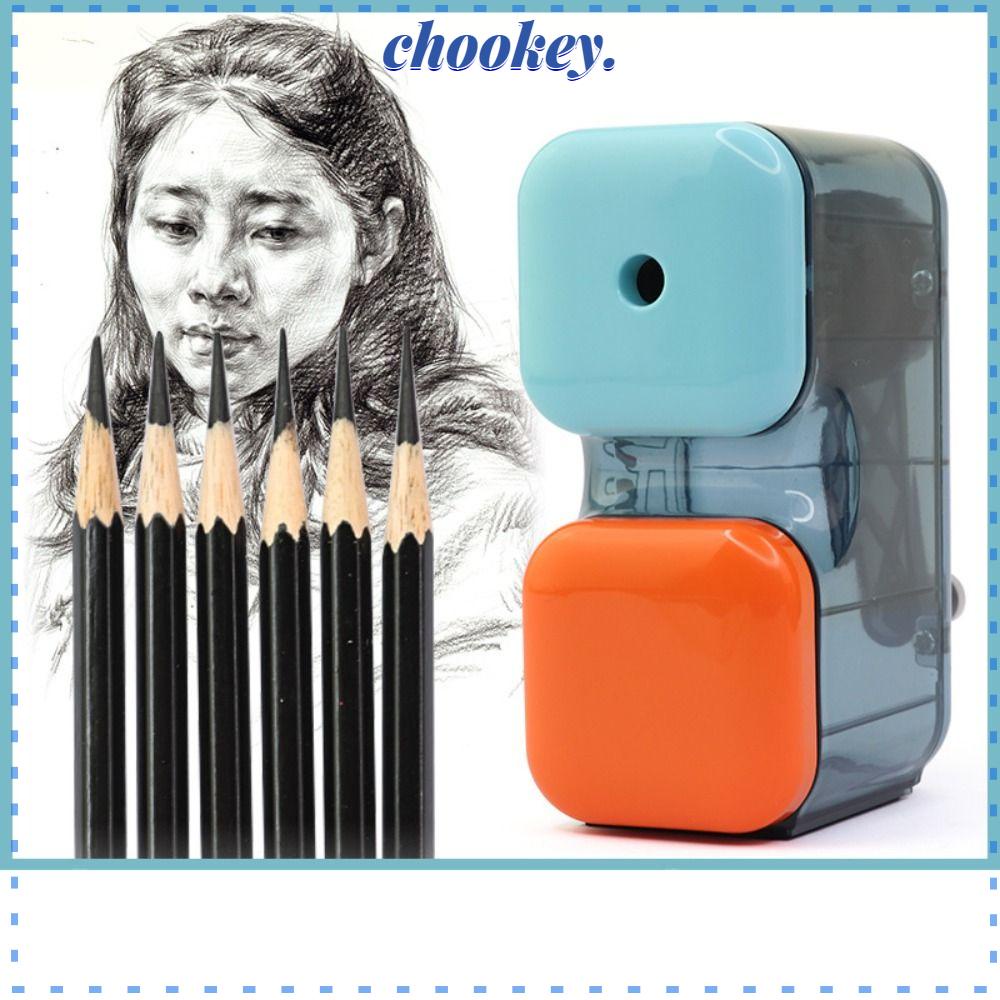 CHOOKEY Dụng Cụ Gọt Bút Chì Bằng Nhựa Hình Vuông Tiện Dụng Cho Trường Học / Văn Phòng