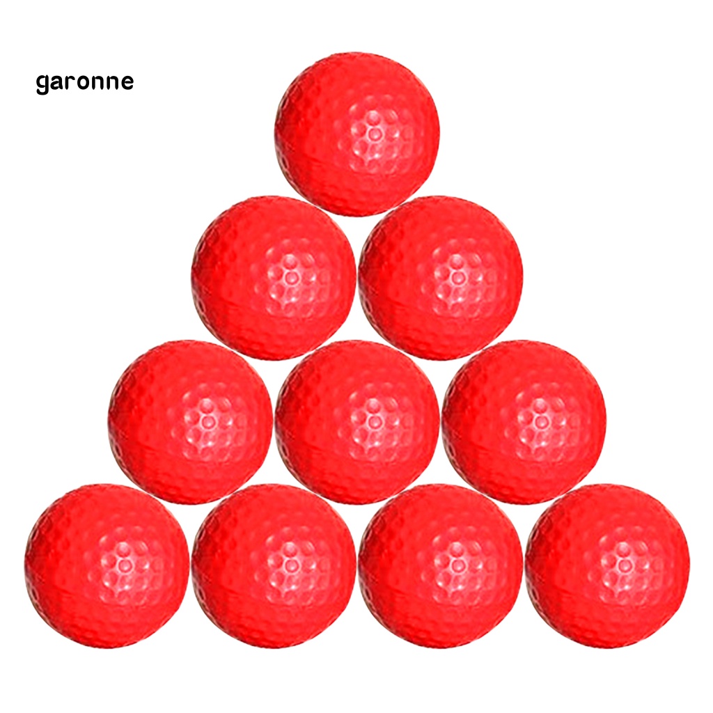Set 10 Quả Bóng Golf Mềm Mại Hỗ Trợ Luyện Tập Trong Nhà