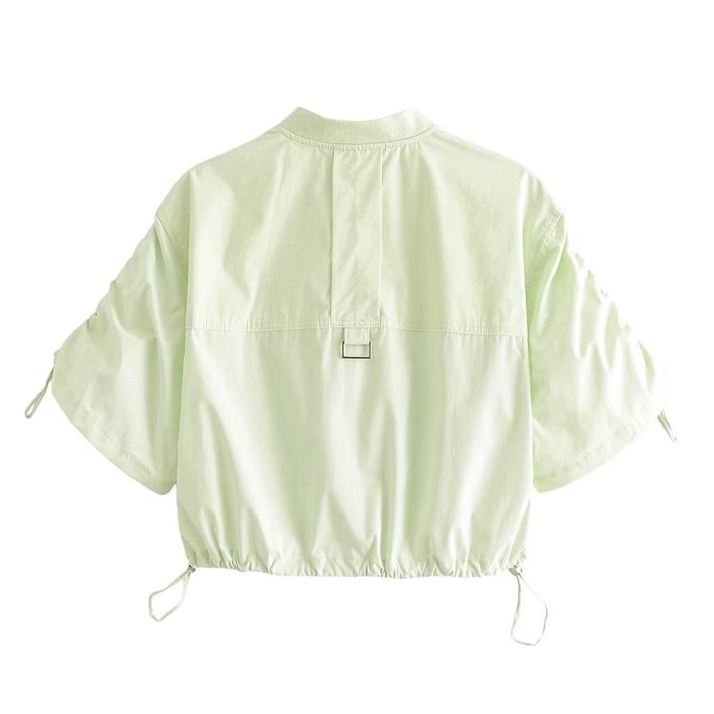 Áo Sơ Mi Giải Trí Thời Trang uibey + Váy Lửng Dài 23087