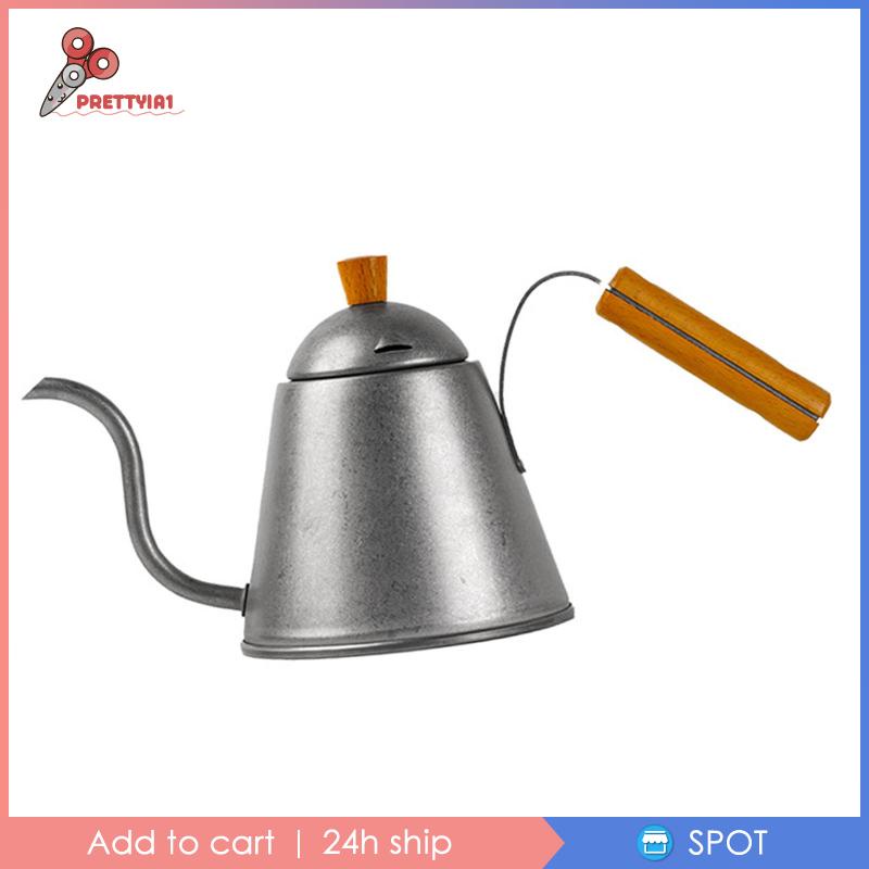 Ấm Pha Cà Phê Nhỏ Giọt Cổ Ngỗng Dài 1000ml Tiện Dụng Mang Theo Du Lịch Cắm Trại