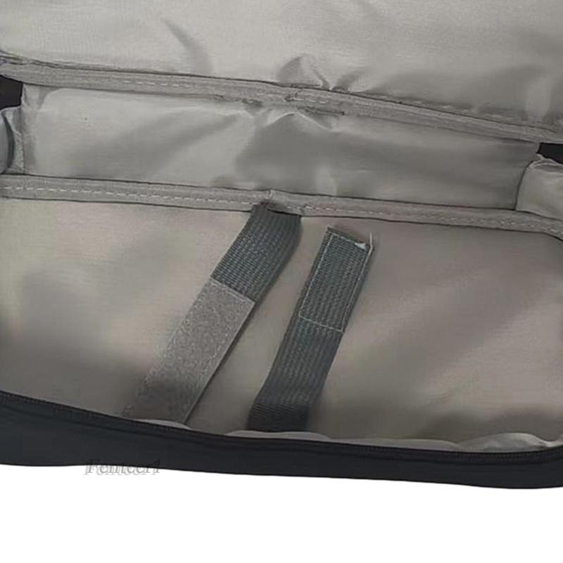 Túi Đựng Lược Sấy Tóc Hai Lớp Sức Chứa Lớn Màu Đen Có Tay Cầm Tiện Lợi Cho Đi Du Lịch