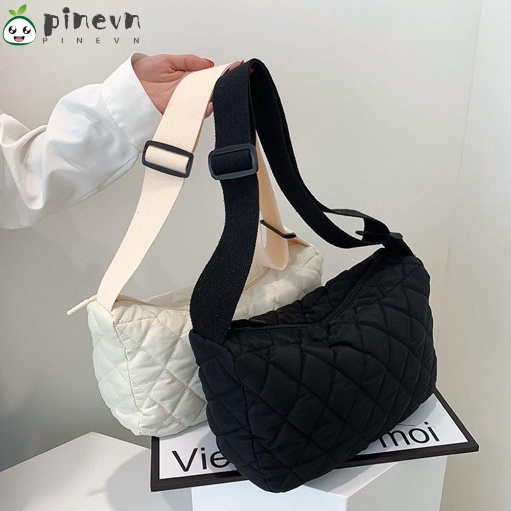 PINEVN Túi Đeo Vai Cỡ Lớn Chất Liệu Cotton Thời Trang Dành Cho Nữ