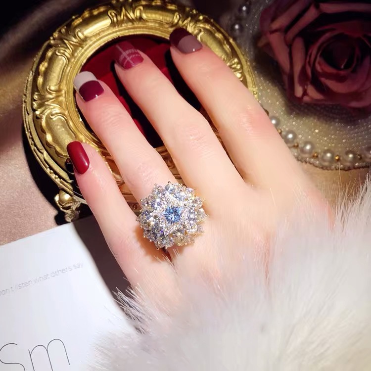 Nhẫn Hở Hình Cây Thông Giáng Sinh Chất Lượng Cao Cho Nữ