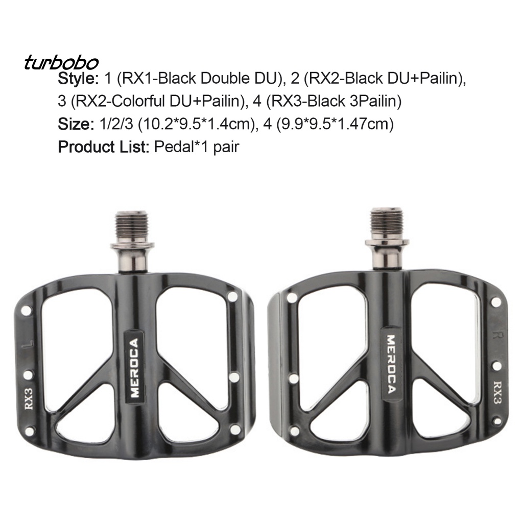 1 Cặp Pê Đan Xe Đạp RX1 / RX2 / RX3 Bằng Hợp Kim Nhôm Chống Trầy Xước Chống Mưa Tiện Dụng