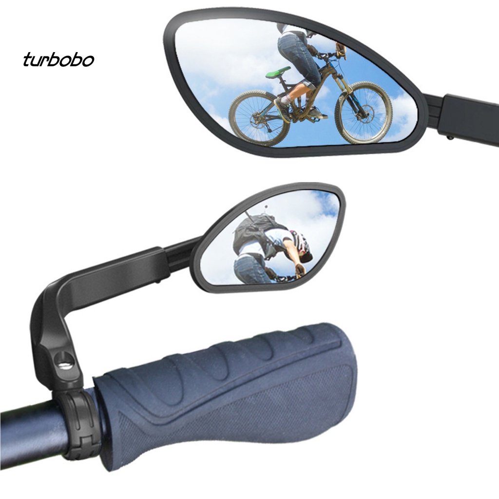 Gương Chiếu Hậu Phản Quang Bằng Thép Không Gỉ Gắn Tay Lái Xe Đạp Gấp Gọn Linh Hoạt