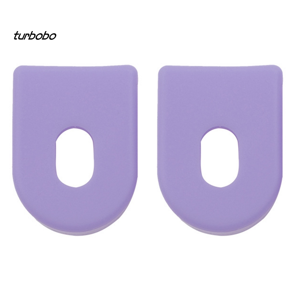 1 Cặp Vỏ Bọc Trục Khuỷu Bằng Silicon Mềm Linh Hoạt Chống Rách Độ Bền Cao Cho Xe Đạp