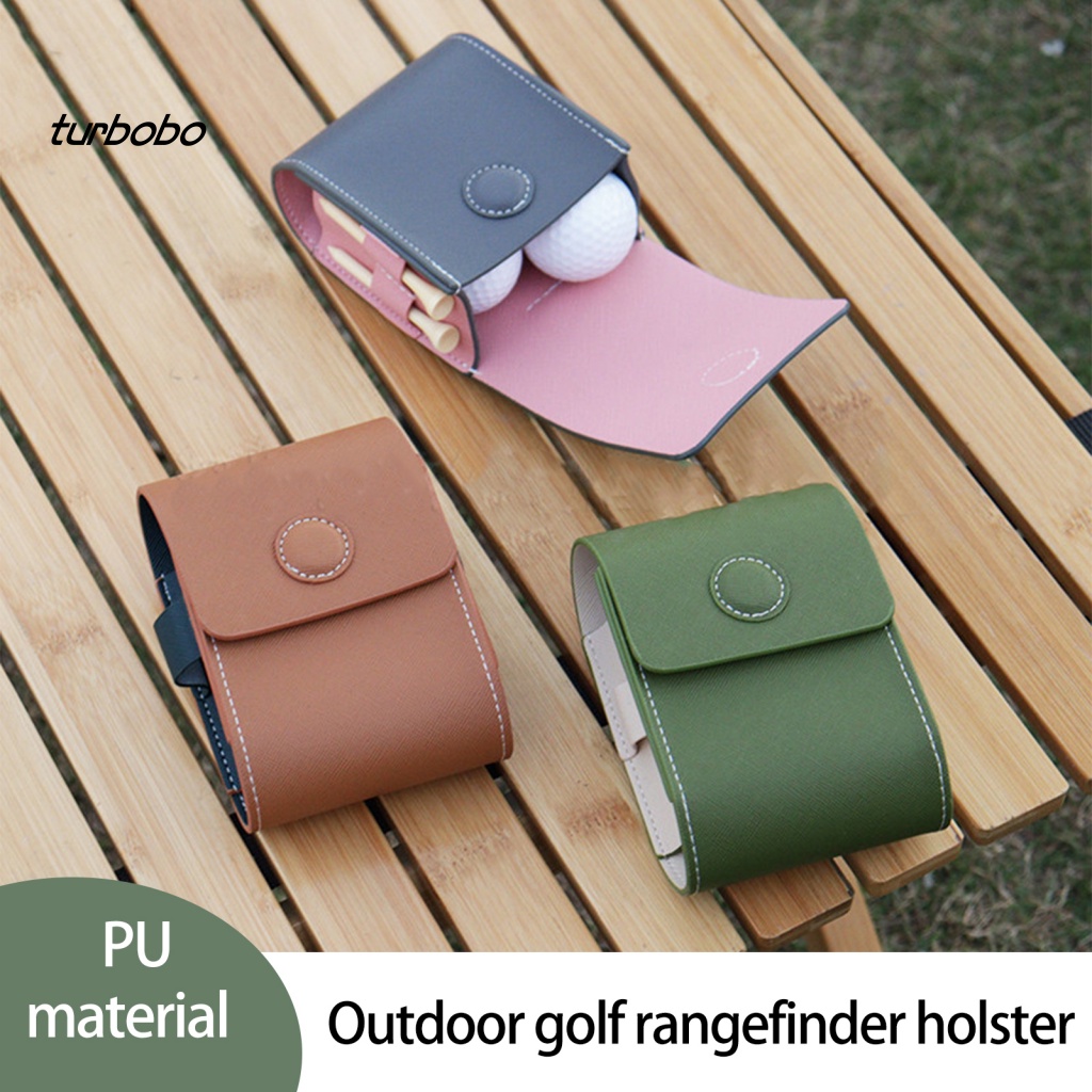 Túi Giả Da Đựng Bóng Golf Chống Trầy Chống Thấm Nước Đeo Hông Tiện Dụng