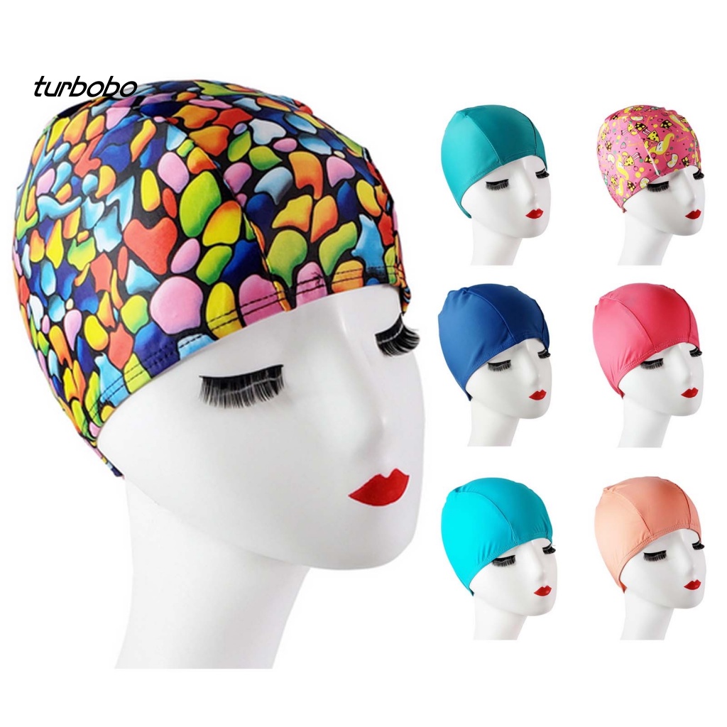 Mũ Bơi Thể Thao Bằng Nylon Mềm Co Giãn Tốt Chống Thấm Nước Thoải Mái Phù Hợp Cho Mùa Hè
