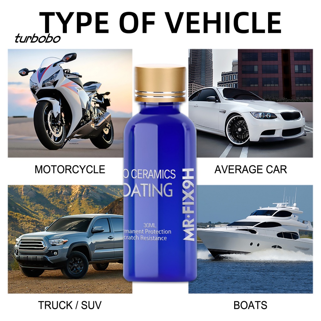 Dung Dịch Phủ Bóng Xóa Vết Trầy Kính Xe Hơi 30 / 50ml Tiện Dụng