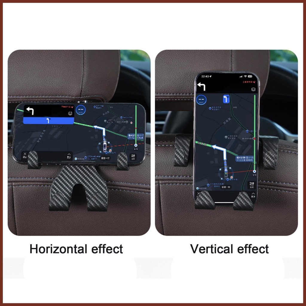 Giá Đỡ 4 Móc Treo Túi Xách Gắn Gối Tựa Đầu Xe Hơi