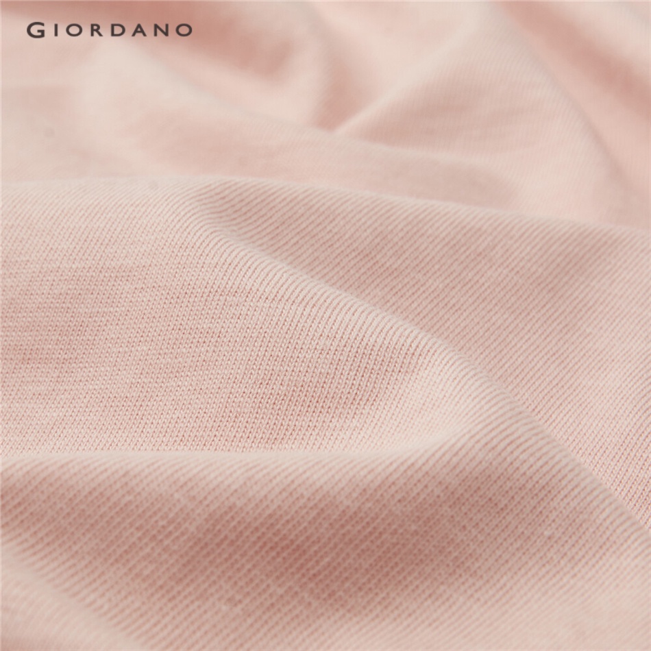 Áo thun GIORDANO 01092303 cotton cổ tròn tay ngắn in chữ thời trang dành cho nam