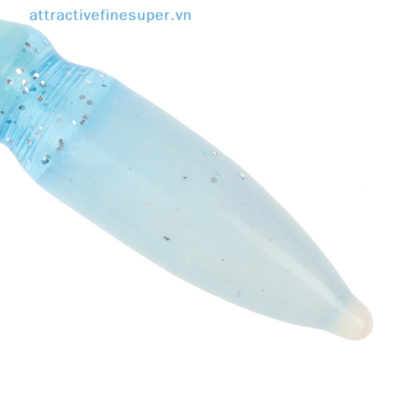 10 Mồi Mực Cao Su Mềm Phát Sáng Trong Đêm Cho Câu Cá