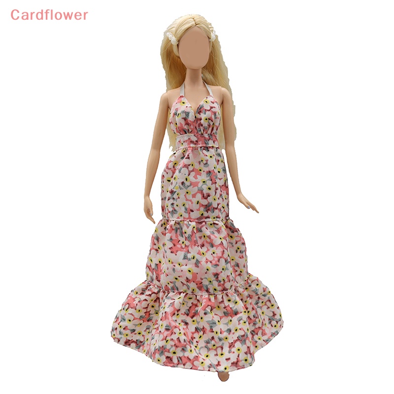 1 Đầm Dây In Hoa Cho Búp Bê Mới