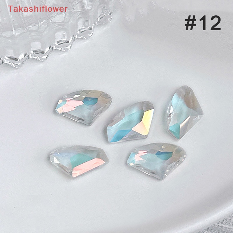 [TakashiflowerV] Hạt Pha Lê Dạng Nhấn Hình Sao Biển / Trái Tim Đính Đá Resin Trang Trí Móng Tay Nghệ Thuật