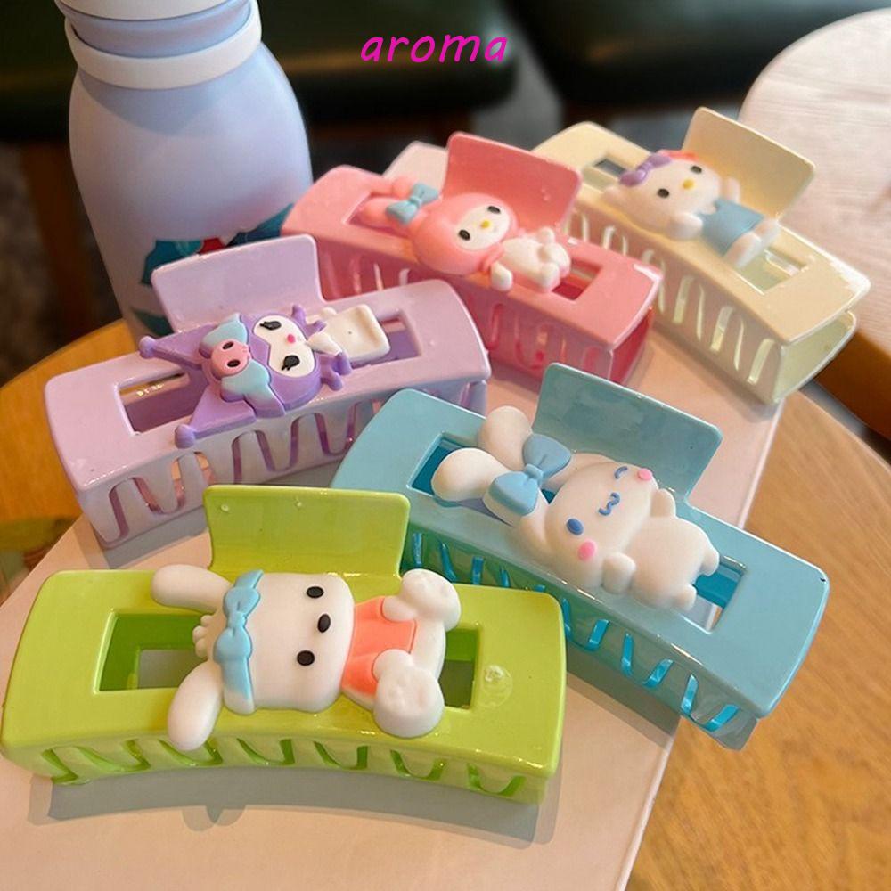 AROMA Pochacco Kẹp Tóc Đuôi Ngựa Hình Hoạt Hình Melody Kuromi Cho Nữ