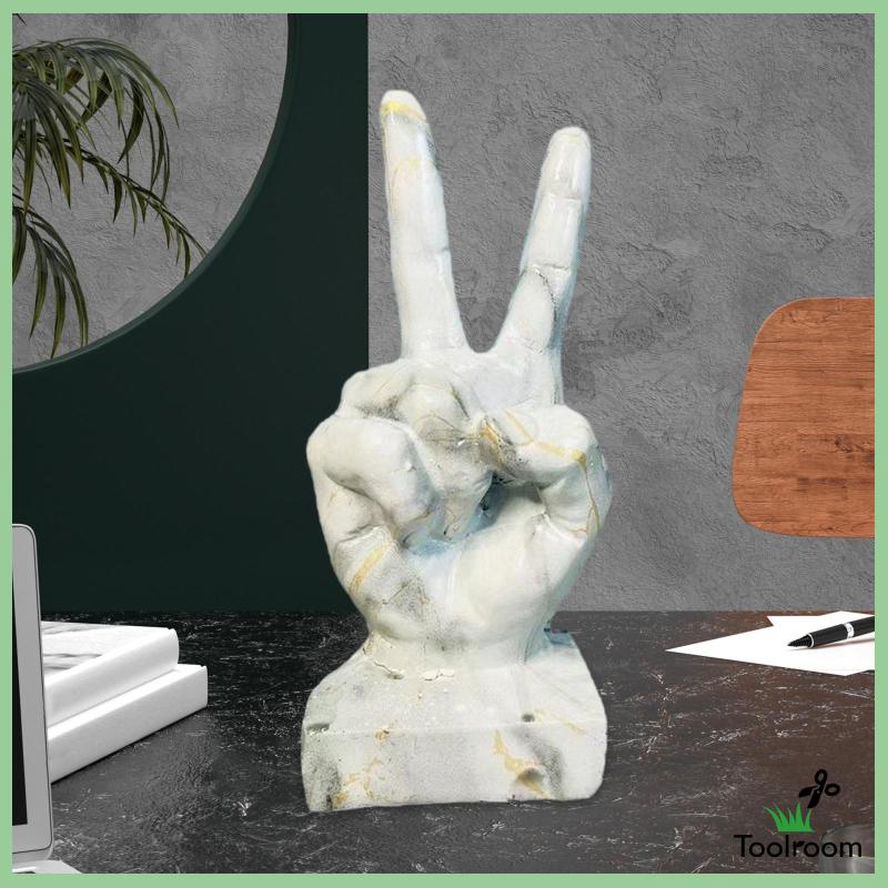 Đồ trang trí Tượng Cử Chỉ Ok Bằng Nhựa Resin Trang Trí Bàn / Hành Lang / Quán Bar / Nhà Cửa