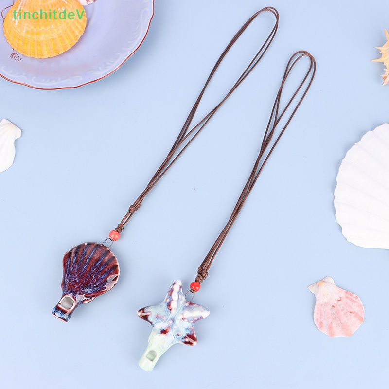 [TinchitdeV] Vòng cổ Mặt Hình Vỏ Sò Bằng Gốm Nhiều Màu Cho Nữ [Mới]