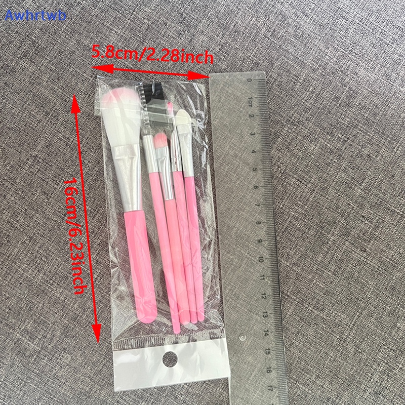 Bộ 5 Cọ Trang Điểm Bằng Sợi Tổng Hợp Tiện Dụng Mới