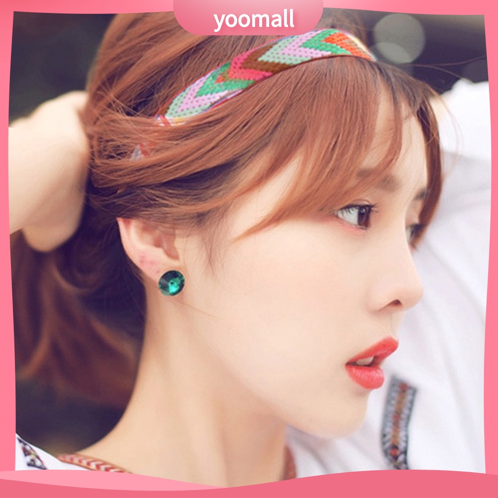 Băng Đô Bện Dây Co Giãn Phong Cách Boho Thời Trang Cho Nữ