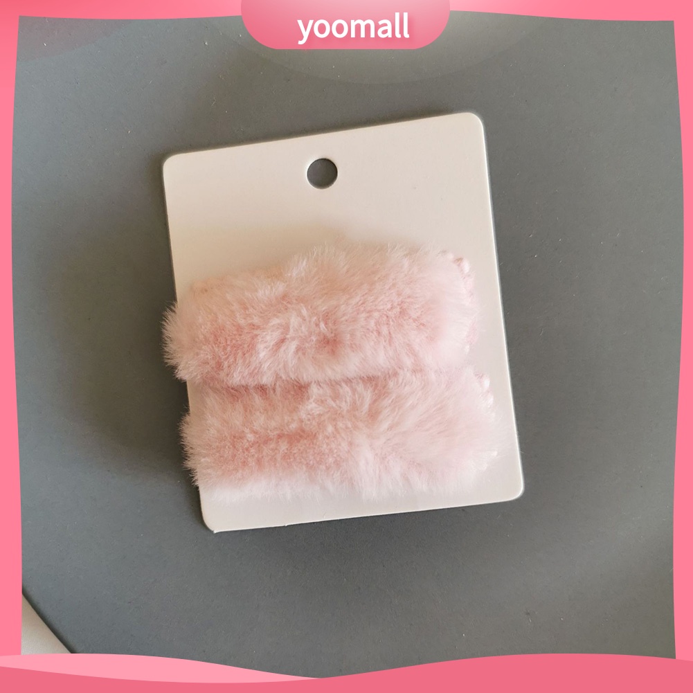 Set 2 Kẹp Tóc Hình Chữ Nhật Màu Sắc Kẹo Ngọt Dành Cho Nữ