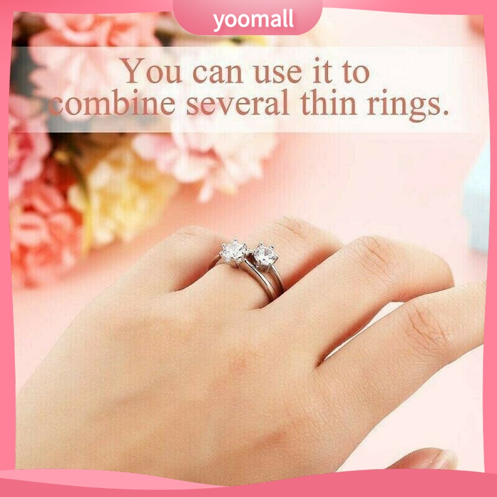 Set 8 Phụ Kiện Giảm Tốc Nhẫn Trong Suốt Bằng TPU