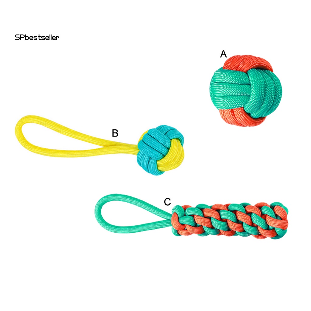 Đồ Chơi Nhai Mềm Mại Siêu Nhẹ Thiết Kế Thắt Nút Nhiều Màu Sắc Vui Nhộn Cho Thú Cưng