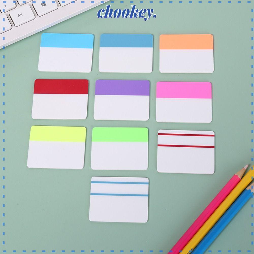 CHOOKEY Bộ 400 / 20 / 20 Giấy Ghi Chú Tự Dính 400 Tờ 10 Màu Tùy Chọn Tiện Dụng Cho Văn Phòng