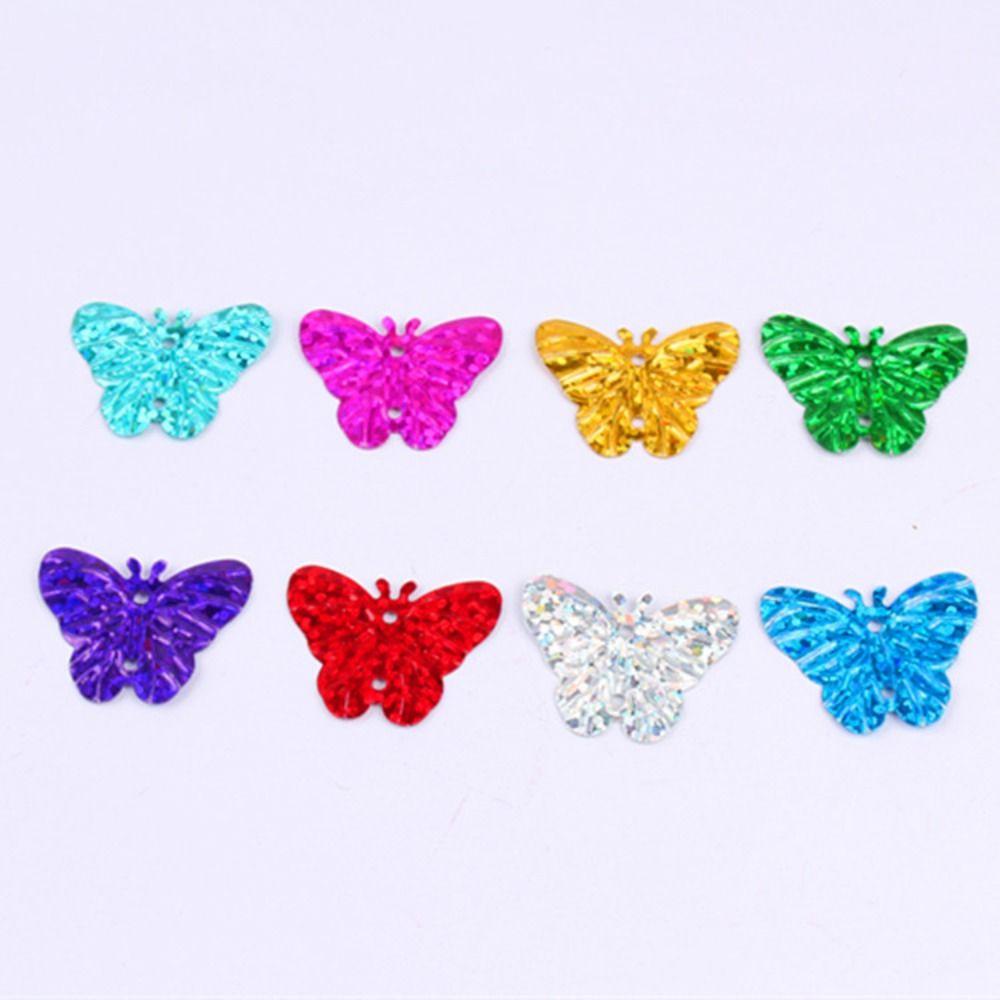 ANEMONE Bộ 30 Phụ Kiện Trang Trí Tóc Hình Bướm Nhiều Màu Sắc Lấp Lánh