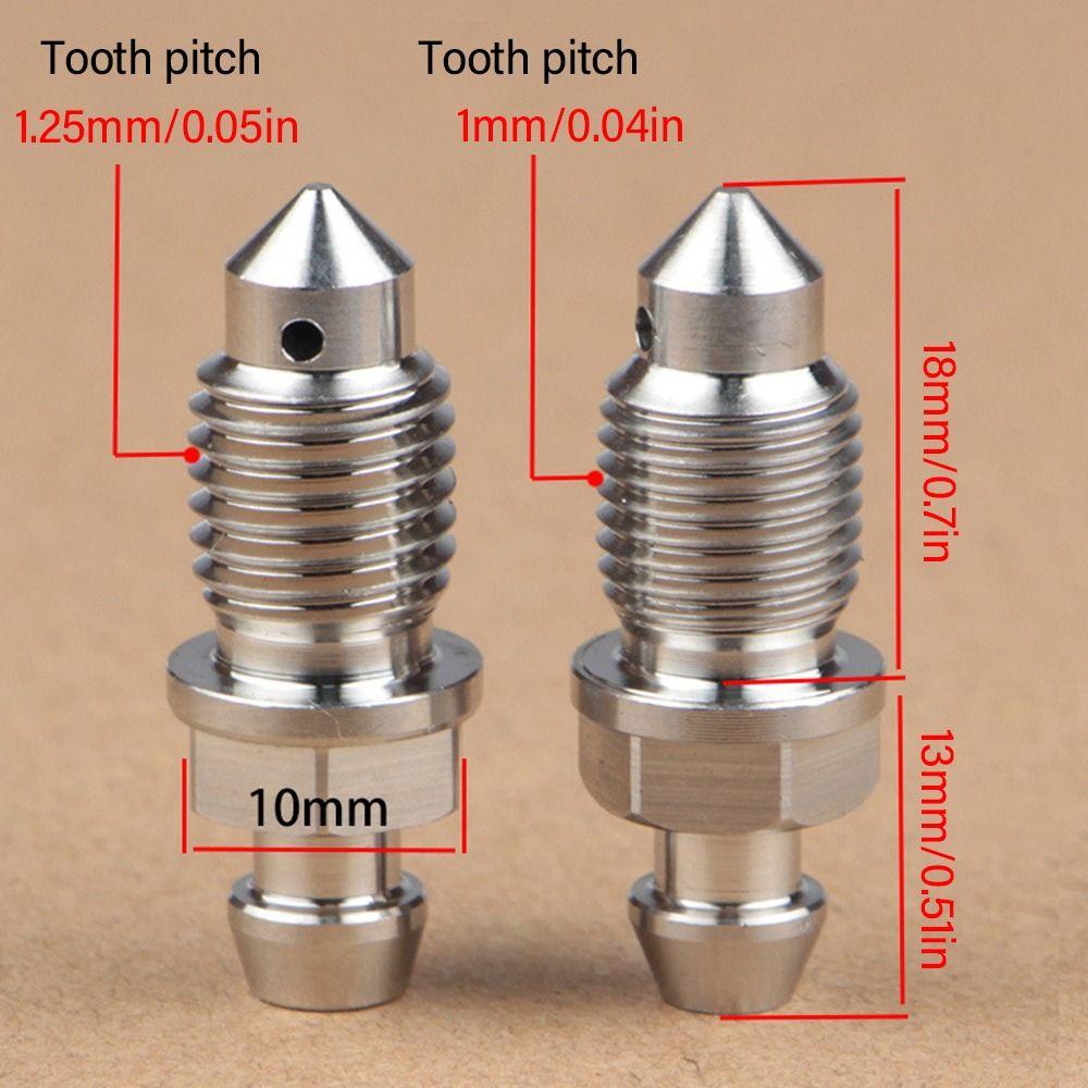 SUYO Ốc Vít Ống Xả Dầu Bằng Thép Không Gỉ M10 P1.0 1.25mm Nhiều Màu Chất Lượng Cao Cho Xe Mô Tô Brebo