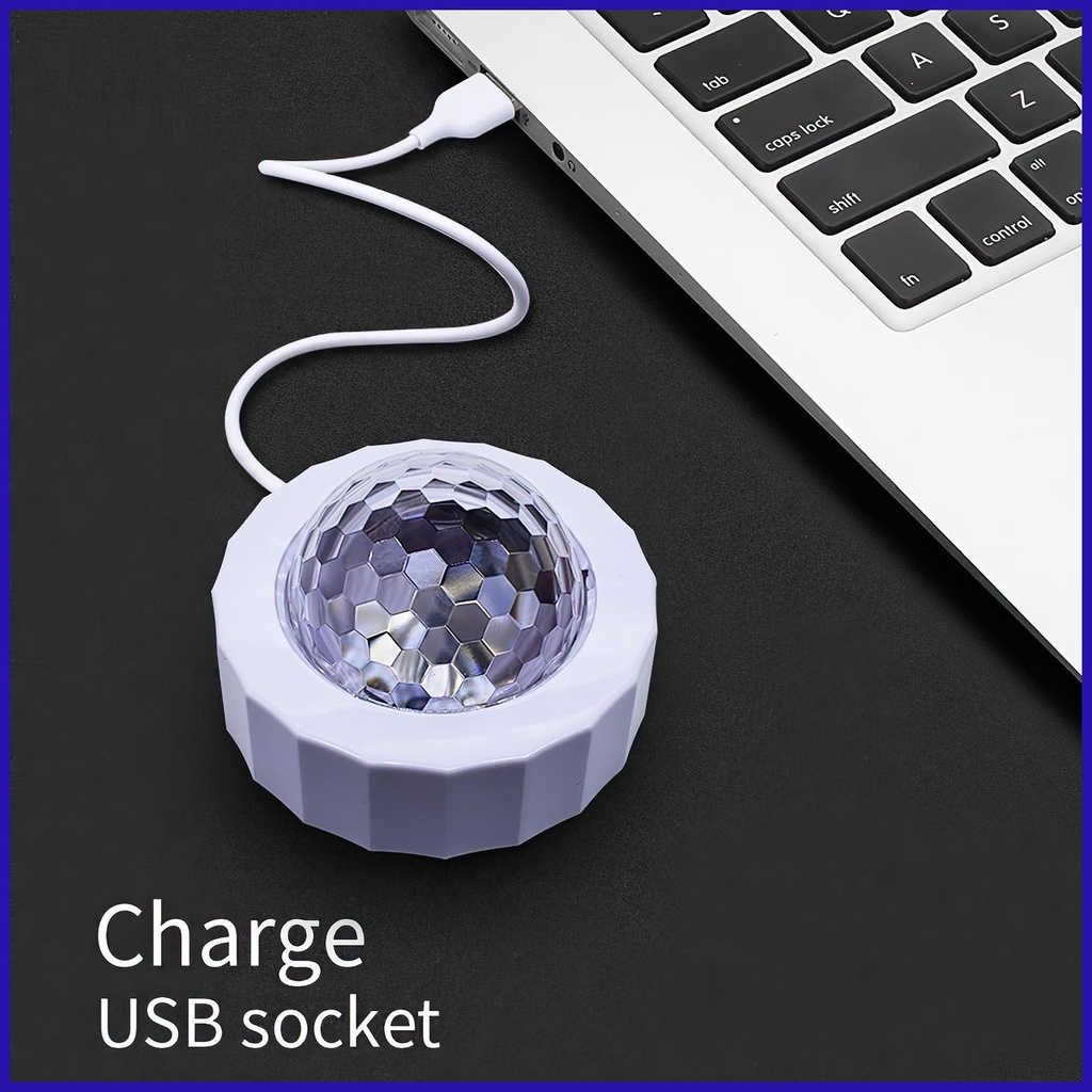 Đèn USB Mini Thông Minh Ánh Sáng Ban Đêm Trang Trí Nội Thất Xe Hơi