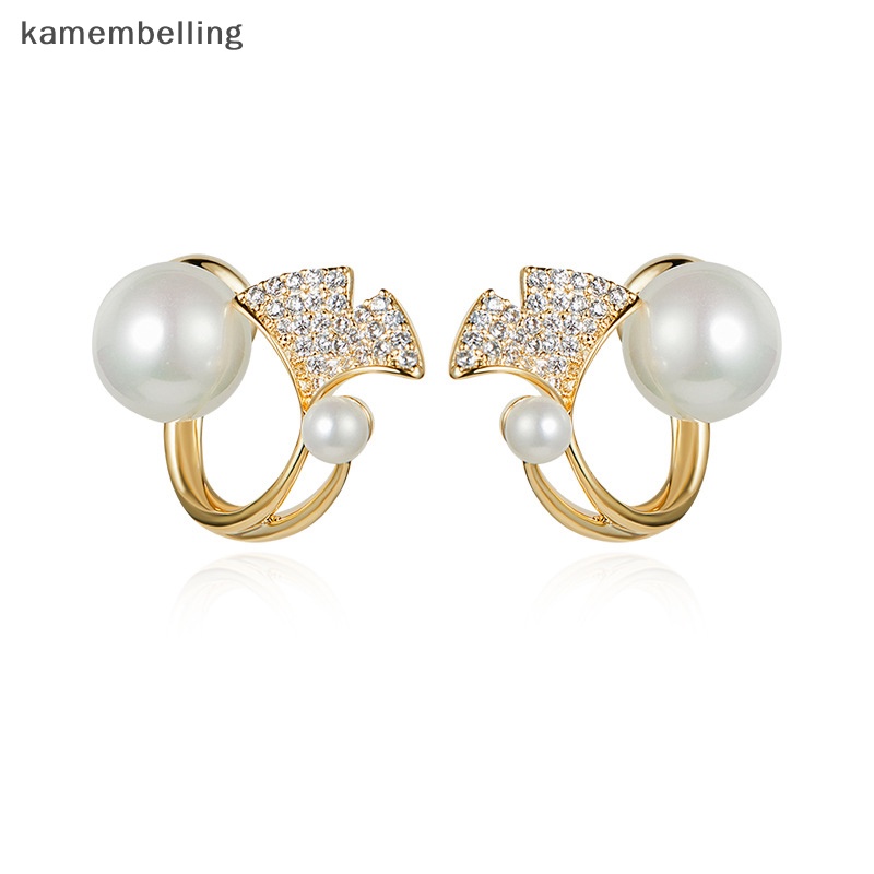 1 Đôi Khuyên Tai Nữ Đính Ngọc Thời Trang