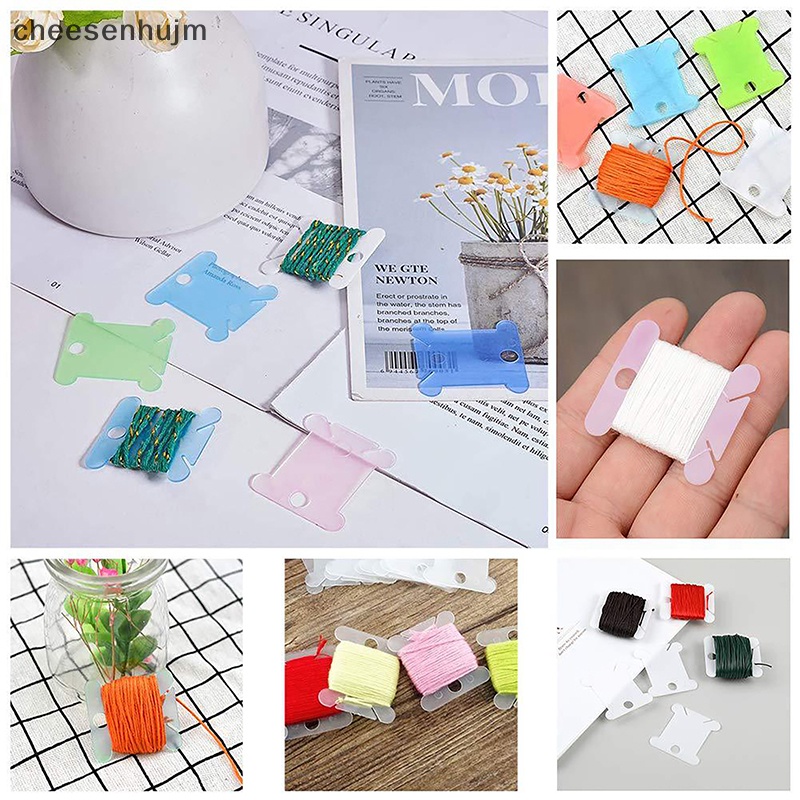 Set 30 Dụng Cụ Quấn Chỉ Thêu Tranh Chữ Thập Bằng Nhựa DIY