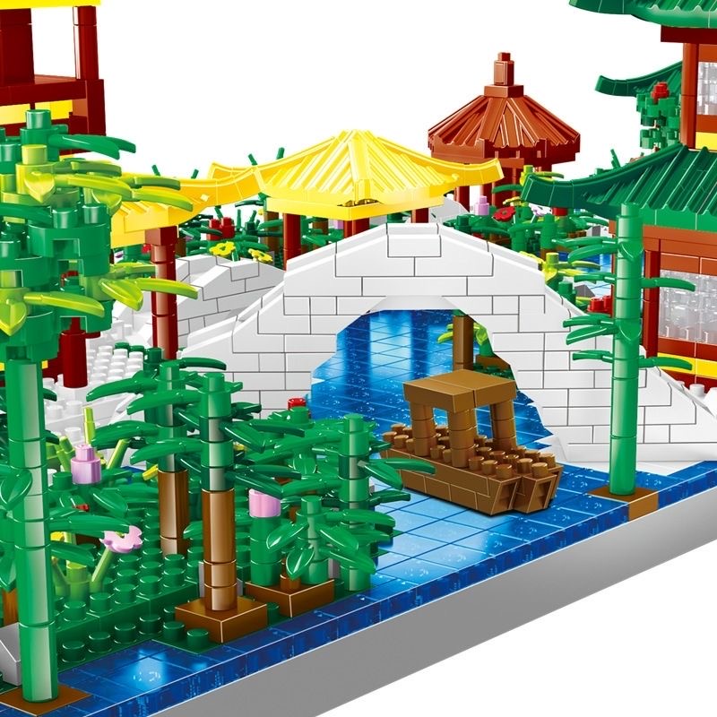 Lezi Bộ Đồ Chơi Lắp Ráp Mô Hình Lâu Đài Bằng Nhựa 8248