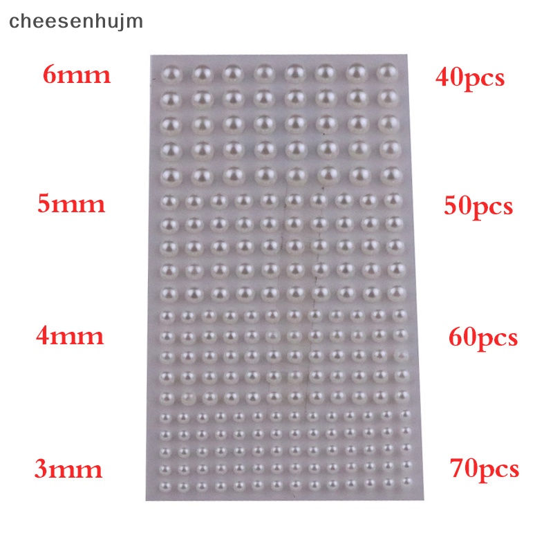 Miếng Dán Ngọc Trai Tự Dính Dùng Trang Trí Tóc Tiện Dụng