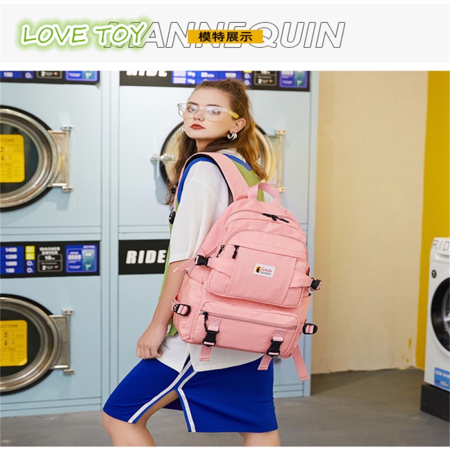 Ba Lô Vải Oxford Chống Thấm Nước Sức Chứa Lớn Thời Trang Dành Cho Cặp Đôi