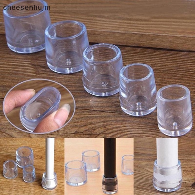 Nắp Cao Su Trong Suốt Chống Trầy Xước Bảo Vệ Bàn Ghế Nội Thất