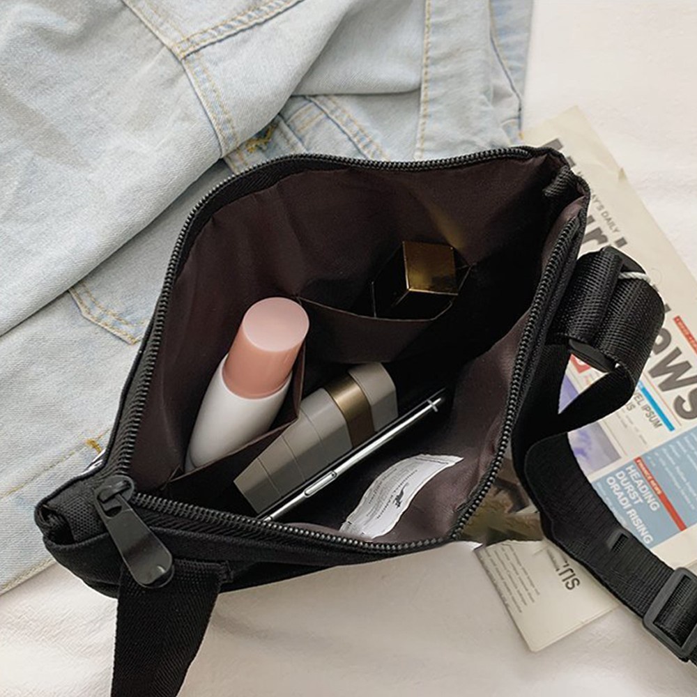 Thời Trang Chất Lượng Cao KANGOL Kangaroo Ngoài Trời Ví Đeo Vai Đeo Chéo Ngực Túi Messenger