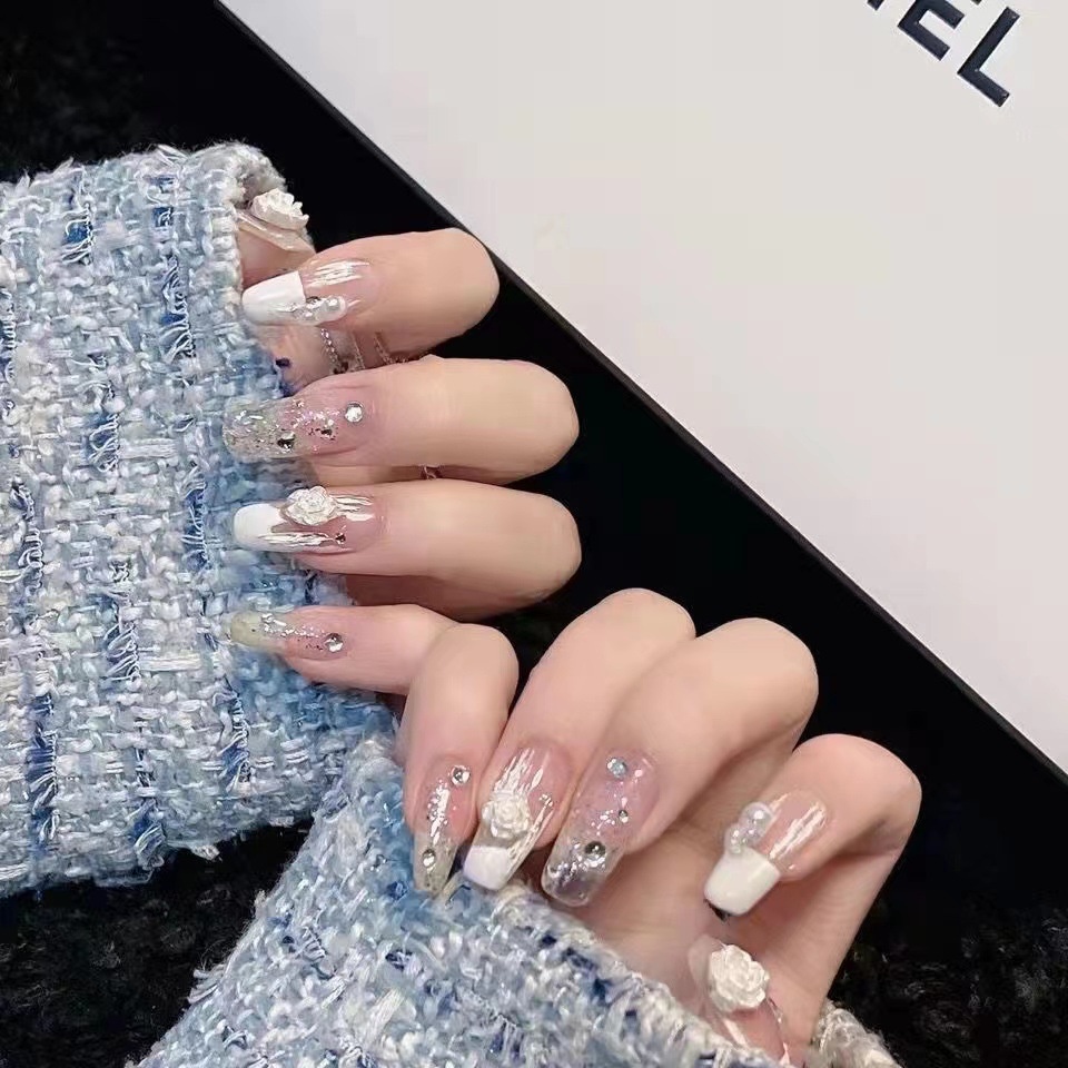 [HANDMADE] Thạch Cao Hoa Trà Thạch Cao Giảm Đau Móng Tay Hỗ Trợ Chụp Ảnh