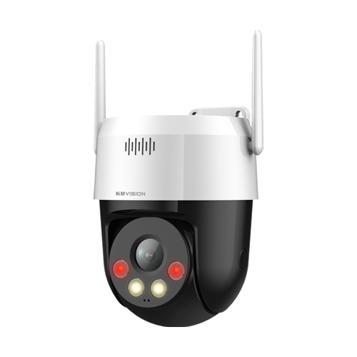 Camera wifi không dây ngoài trời IP Speed Dome 5.0 Megapixel KBVISION có màu ban đêm, đàm thoại 2 chiều  KX-AF5016WPN-AL