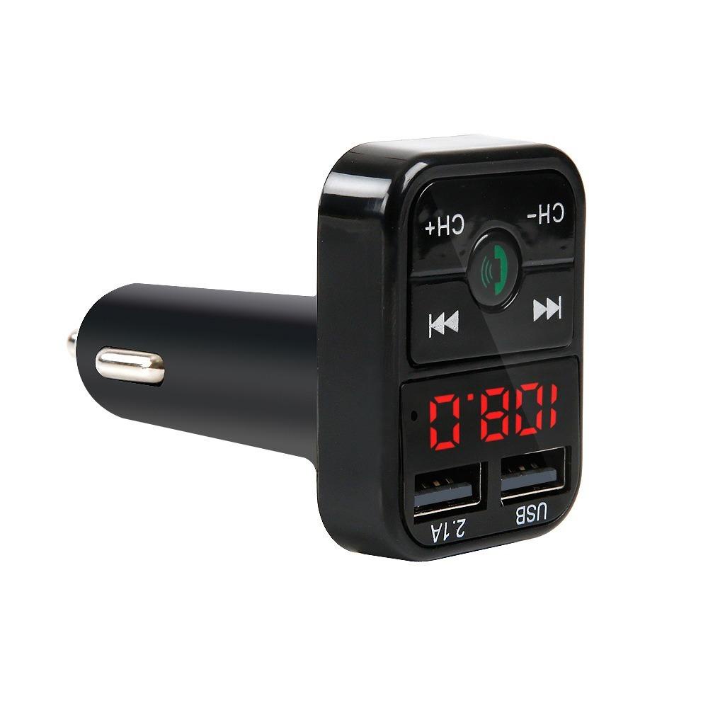 Thiết Bị Thu Bluetooth Không Dây 12-24V Kiêm Đài FM MP3 Cổng Sạc USB Kép Cho Xe Hơi
