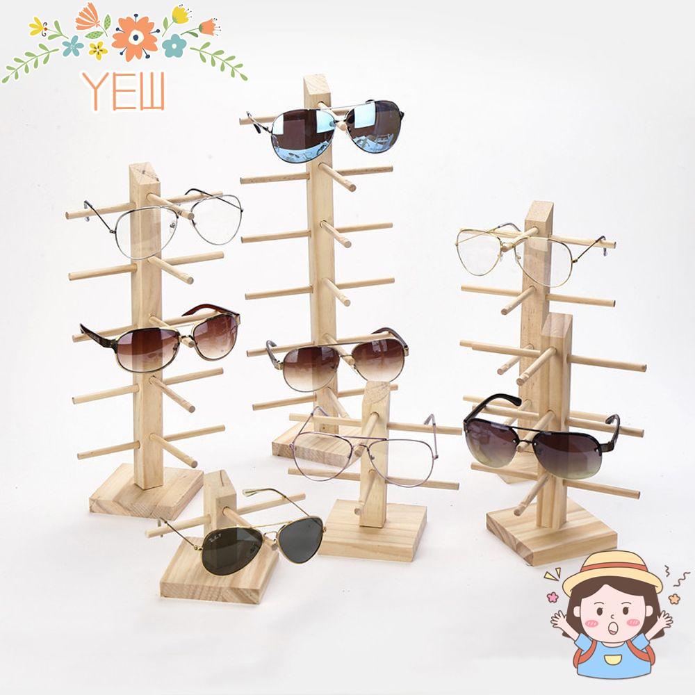 Giá Đỡ Trưng Bày Mắt Kính Bằng Gỗ Tiết Kiệm Không Gian Tiện Dụng Cho Gia Đình