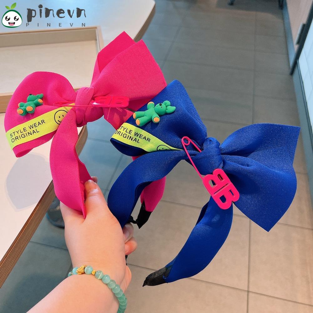 Băng Đô Nơ Cài Tóc Bản Rộng Bằng Vải Cao Cấp Thời Trang Cho Nữ